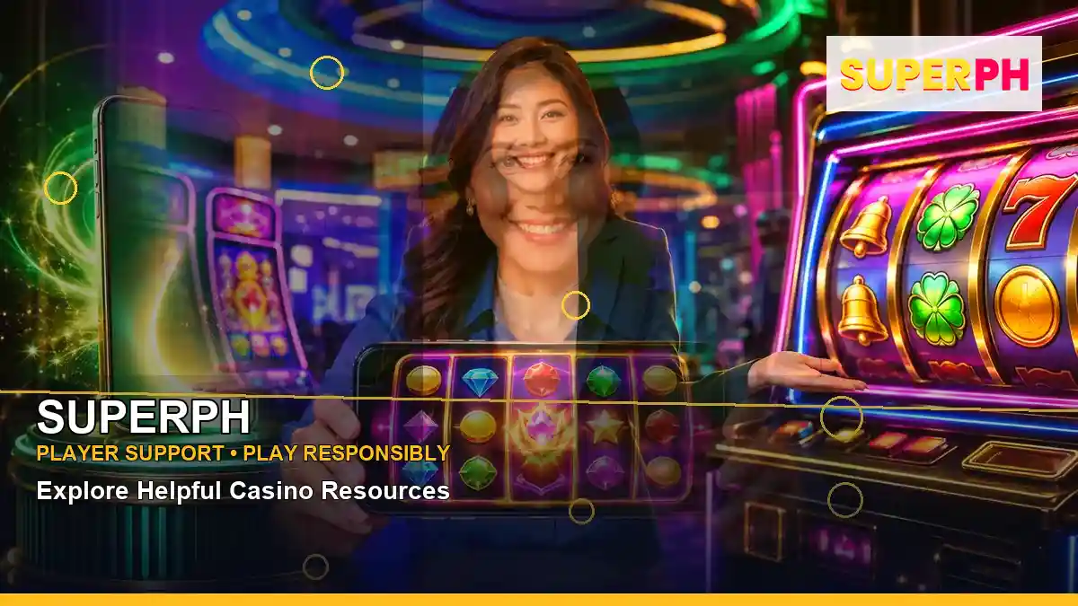 SUPERPH right close-up lucky reels online slot games highlighting mobile-friendly casino play