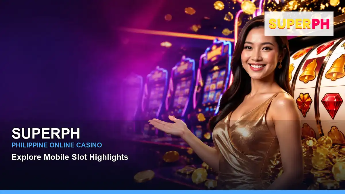 SUPERPH gold-lit jackpot slot games in a celebratory layout for Philippine players — view 2