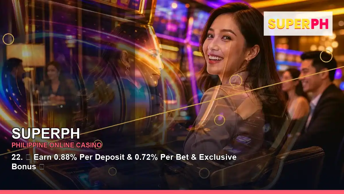 SUPERPH high-energy lounge VIP casino rewards in a left-diagonal layout for Philippine players