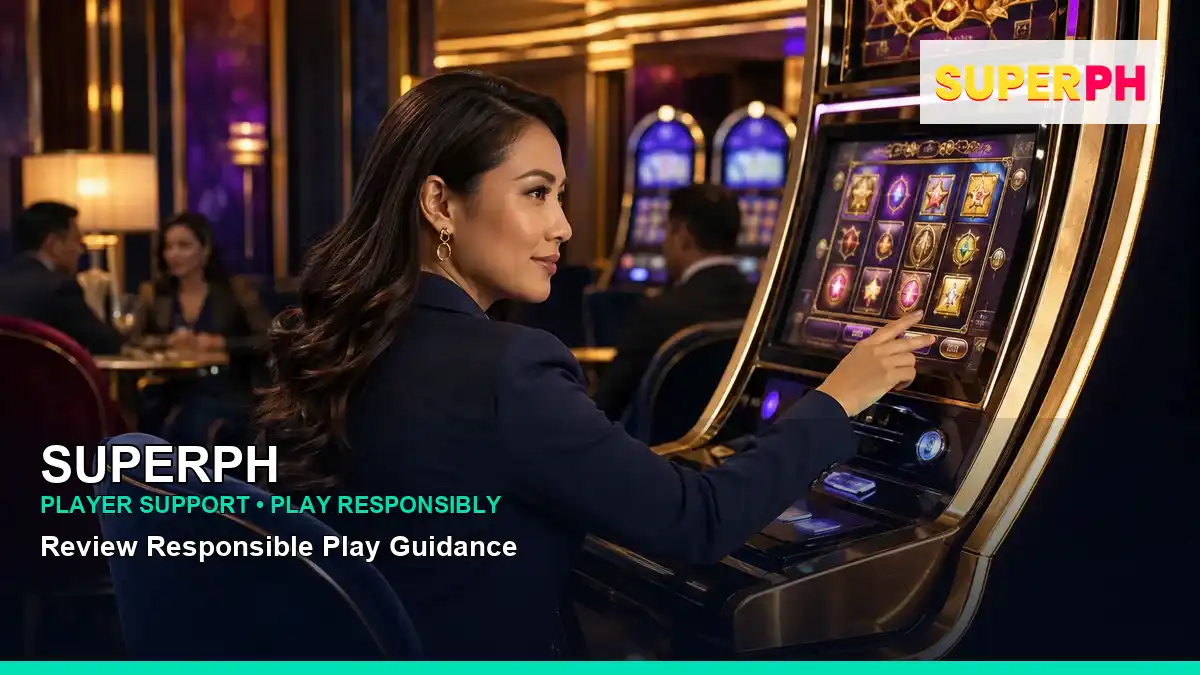 SUPERPH high-energy VIP casino rewards in a celebratory layout for Philippine players